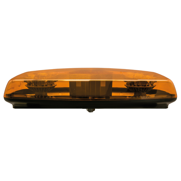 WARNBALKEN-LED MultiLED MINI: Warnbalken-LED, MultiLED Mini, 10-30V, Warn-  u.Haubenfarbe gelb, Zentralbolzenmontage
