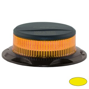LED-Kennleuchten MINILED-POWER,3-Punktbefestigung: Kennleuchte-LED Serie  MINILED-POWER, 10-30VDC, Warn- und Haubenfarbe Gelb, 3-Punktbefestigung